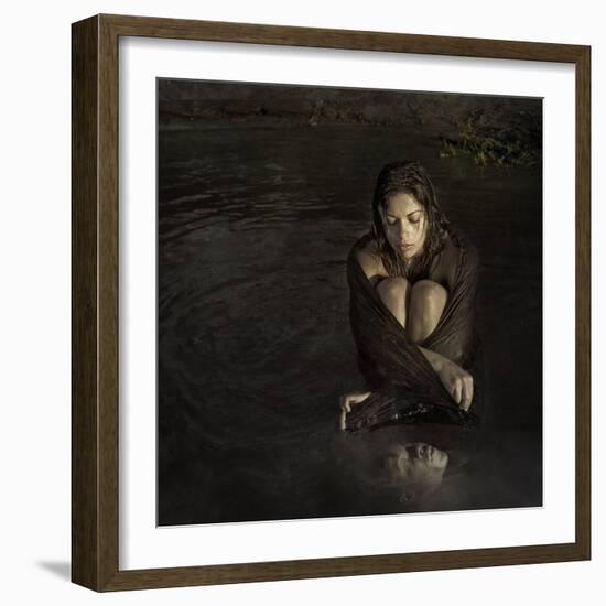 The Widow-Istvan Kadar-Framed Photographic Print