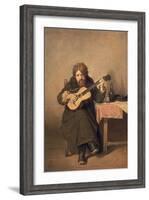 The Widowed Guitar Player, 1865-Vasili Grigorevich Perov-Framed Giclee Print