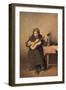 The Widowed Guitar Player, 1865-Vasili Grigorevich Perov-Framed Giclee Print