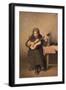 The Widowed Guitar Player, 1865-Vasili Grigorevich Perov-Framed Giclee Print