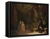 The Widower, 1844-Carl Spitzweg-Framed Stretched Canvas