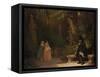 The Widower, 1844-Carl Spitzweg-Framed Stretched Canvas