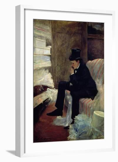 The Widower-Jean Louis Forain-Framed Giclee Print