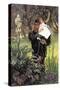 The Widower-James Tissot-Stretched Canvas