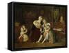 The Wieland Family-Gustav Wilhelm Kraus-Framed Stretched Canvas