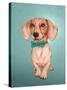 The Wiener Dog-Barruf-Stretched Canvas