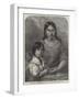 The Wife and Child of Osceola, the Last of the Seminole Indian Chiefs-null-Framed Giclee Print