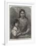 The Wife and Child of Osceola, the Last of the Seminole Indian Chiefs-null-Framed Giclee Print