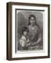 The Wife and Child of Osceola, the Last of the Seminole Indian Chiefs-null-Framed Giclee Print
