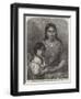 The Wife and Child of Osceola, the Last of the Seminole Indian Chiefs-null-Framed Giclee Print