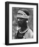 The Wife of an Angoni Chieftain, Mozambique, Africa, 1936-null-Framed Giclee Print