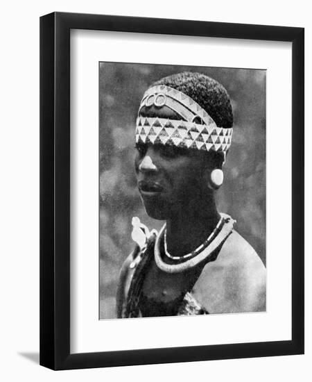 The Wife of an Angoni Chieftain, Mozambique, Africa, 1936-null-Framed Giclee Print