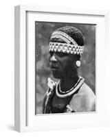 The Wife of an Angoni Chieftain, Mozambique, Africa, 1936-null-Framed Giclee Print