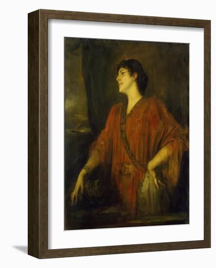 The Wife of Franz von Stuck as Salome. 1894-Franz Von Lenbach-Framed Giclee Print