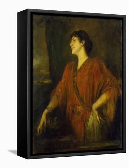 The Wife of Franz von Stuck as Salome. 1894-Franz Von Lenbach-Framed Stretched Canvas