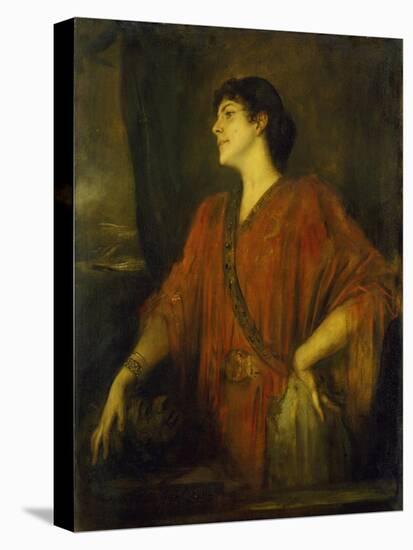 The Wife of Franz von Stuck as Salome. 1894-Franz Von Lenbach-Stretched Canvas