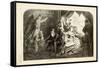 The Wife of the Period - Suffer No Little Children to Come Unto Me, 1869-Thomas Nast-Framed Stretched Canvas