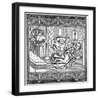 The Wife of Xanthus Asleep, 1485-null-Framed Giclee Print