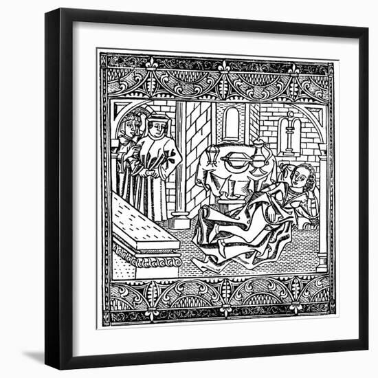 The Wife of Xanthus Asleep, 1485-null-Framed Giclee Print