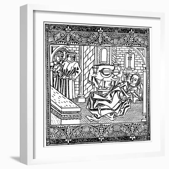 The Wife of Xanthus Asleep, 1485-null-Framed Giclee Print