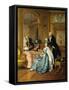 The Wig Maker by Emile-Pierre Metzmacher-Emile-Pierre Metzmacher-Framed Stretched Canvas