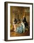 The Wig Maker by Emile-Pierre Metzmacher-Emile-Pierre Metzmacher-Framed Giclee Print