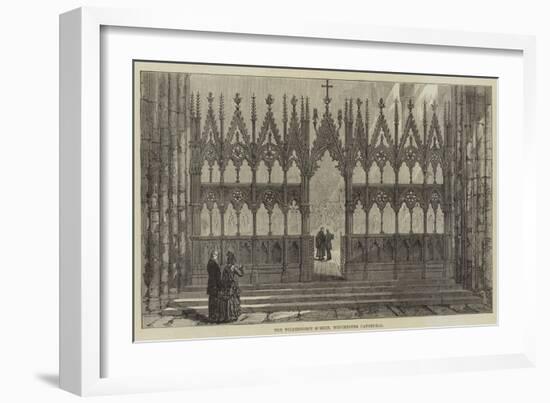 The Wilberforce Screen, Winchester Cathedral-null-Framed Giclee Print