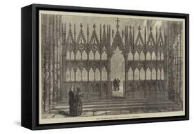 The Wilberforce Screen, Winchester Cathedral-null-Framed Stretched Canvas