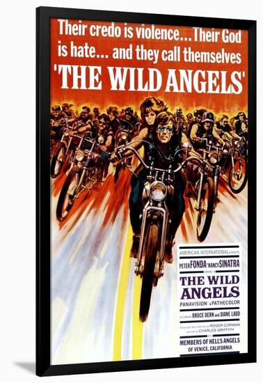 The Wild Angels, Peter Fonda, Nancy Sinatra, 1966-null-Framed Art Print