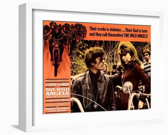 The Wild Angels, Peter Fonda, Nancy Sinatra, 1966-null-Framed Art Print