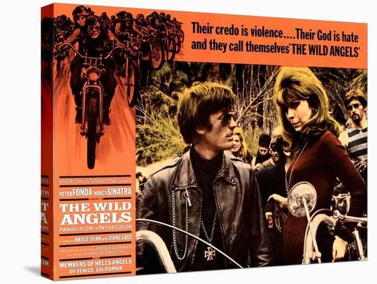 The Wild Angels, Peter Fonda, Nancy Sinatra, 1966-null-Stretched Canvas