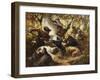 The Wild Boar Hunt-Ferdinand Wagner-Framed Giclee Print