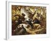 The Wild Boar Hunt-Ferdinand Wagner-Framed Giclee Print