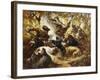 The Wild Boar Hunt-Ferdinand Wagner-Framed Giclee Print