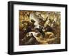 The Wild Boar Hunt-Ferdinand Wagner-Framed Giclee Print