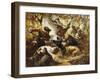 The Wild Boar Hunt-Ferdinand Wagner-Framed Giclee Print