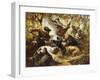 The Wild Boar Hunt-Ferdinand Wagner-Framed Giclee Print