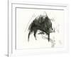 The Wild Boar, the River and the Two Mountains.-Leonardo Flores-Framed Giclee Print