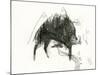 The Wild Boar, the River and the Two Mountains.-Leonardo Flores-Mounted Giclee Print
