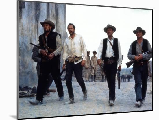 The Wild Bunch, Ben Johnson, Warren Oates, William Holden, Ernest Borgnine, 1969-null-Mounted Photo