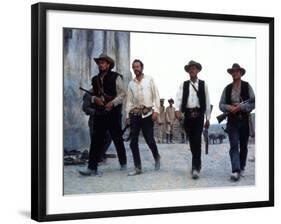 The Wild Bunch, Ben Johnson, Warren Oates, William Holden, Ernest Borgnine, 1969-null-Framed Photo