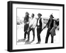 The Wild Bunch, Ben Johnson, Warren Oates, William Holden, Ernest Borgnine, 1969-null-Framed Photo