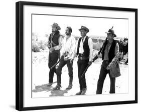 The Wild Bunch, Ben Johnson, Warren Oates, William Holden, Ernest Borgnine, 1969-null-Framed Premium Photographic Print