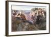 The Wild Horse Hunters-Charles Marion Russell-Framed Art Print