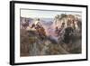 The Wild Horse Hunters-Charles Marion Russell-Framed Art Print