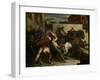 The Wild Horse Race at Rome, c.1817-Théodore Géricault-Framed Giclee Print