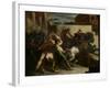 The Wild Horse Race at Rome, c.1817-Théodore Géricault-Framed Giclee Print