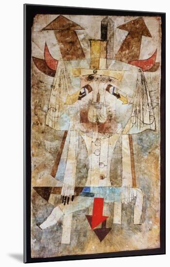 The Wild Man-Paul Klee-Mounted Art Print