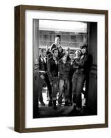 The Wild One, Jerry Paris, Alvy Moore, Marlon Brando, 1954-null-Framed Photo