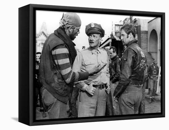 The Wild One, Lee Marvin, Robert Keith, Marlon Brando, 1954-null-Framed Stretched Canvas